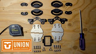 How To Mount Union Splitboard Bindings [upl. by Rustice]