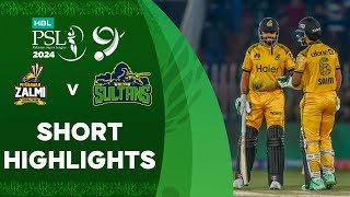 Short Highlights  Peshawar Zalmi vs Multan Sultans  Match 21  HBL PSL 9  M1Z2U [upl. by Thaddeus159]