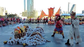 Chinese New Year 2022 Celebration Performance in Bangkok 🇹🇭 Thailand 4K [upl. by Sumedocin]