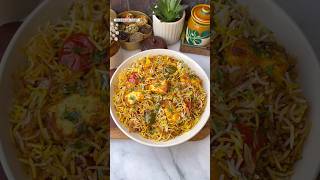 Paneer Tikka Dum Biryani Recipe😍 shorts paneer biryani viral [upl. by Ahtamas]