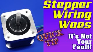 Stepper Wiring Woes  How to get your steppers working in a new 3D Printer Build [upl. by Idola]