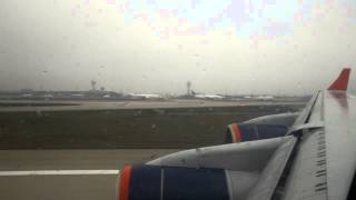 Aeroflot Ilyushin IL96 takeoff in Istanbul Atatürk Airport [upl. by Aidni]