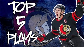 Top 5 Ottawa Senators Plays Of The Year  2021 Edition [upl. by Naitsirhc]