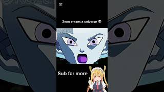 Zeno erases 9th universe anime [upl. by Burkhart]