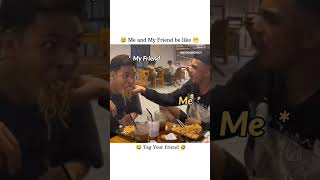 Funny video with  me my friend be like bassboosted mera comedy 😭🤣🫨😁 [upl. by Nohtiek463]