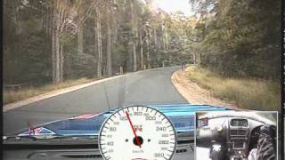 Targa Tasmania TS21 Mt Rowland Crash [upl. by Amersham667]