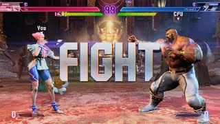 Street Fighter 6  Manon VS Zangief [upl. by Enirhtak]