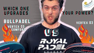 Racket Comparison  Vertex 04 Line  ThePadelSchoolcom [upl. by Engedi997]