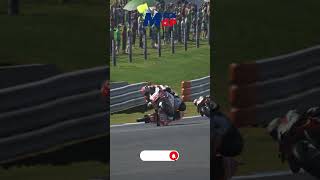 Amazing accident in MotoGP race  shorts [upl. by Kowal]