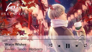 Warm Wishes  Tender Moments with Xavier  🎧 Audio Drama  Love and Deepspace [upl. by Erialcyram]