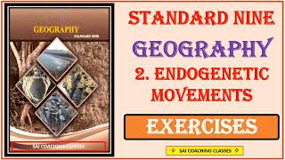 Chapter 2  Endogenetic movements questions answers  exercise  Class 9th  Geography [upl. by Gambell]