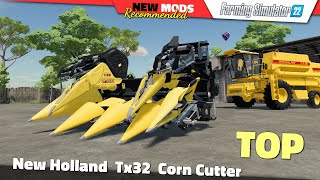 FS22  New Holland Tx32 Corn Cutter  Farming Simulator 22 New Mods Review 2K60 [upl. by Leira599]