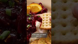 EASY Cranberry Sauce with Orange Ginger amp Honey Recipe [upl. by Mcclenon870]