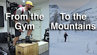 Quick Training Tip for Winter in the Mountains  Skiing and Snowshoeing [upl. by Darryn910]