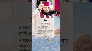 হে আল্লাহ Mizanur Rahman azhari short video mizanur mizanurrahmanazharishort gojol [upl. by Gader]