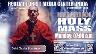 Catholic Holy Mass  Saint Charles Borromeo 4th November 2024 Monday [upl. by Cuthbert]