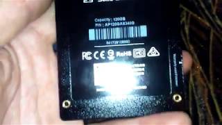 SSD диск Panther 120 GB от TM Apacer его установка и скорость загрузки ПК [upl. by Hawger414]