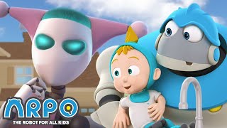 Arpo the Robot  Whos the Best ARPO vs NANNYBOT  NEW  Original Kids Songs  Arpo amp Daniel [upl. by Ardnauqal]