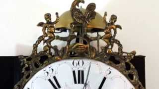 Antique French Comtoise Clock Circa 1790 [upl. by Atsev]