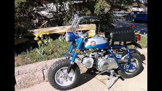 1969 Honda Z50A Silver Tag Walk Around [upl. by Macilroy813]