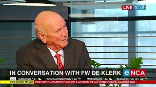 In conversation with FW De Klerk [upl. by Vaasta]