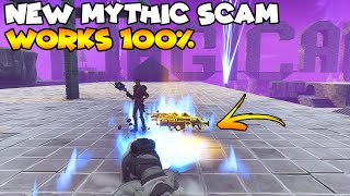 NEW MYTHIC SCAM WORKS 100 💯😱 Scammer Gets Scammed Fortnite Save The World [upl. by Wiley121]