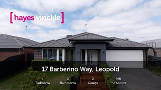 17 Barberino Way Leopold  Hayeswinckle [upl. by Lewert]