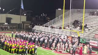 Owasso Band Contest Finals Massing with Cadence Super Drumline Waylon  Sept 28 2024 [upl. by Marguerie426]