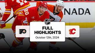 Flyers at Flames  October 12 2024  NHL Full Game Highlights [upl. by Nuahsad836]