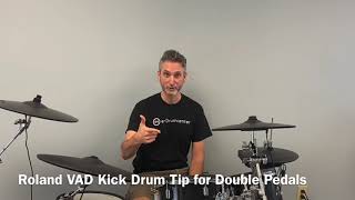 Edrumcenters Roland VAD KD200MS Kick Drum Tip for Double Pedals [upl. by Ttereve]