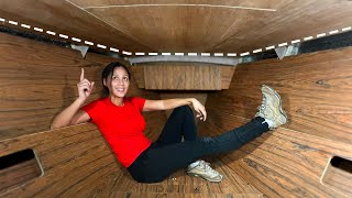 NO bolts NO screws NO problem ⛵️ Ep43 – Ceiling Deckhead Install  Sailboat Restoration Project [upl. by Tiduj940]