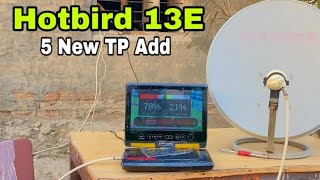 Hotbird 13E Latest Update 532024  5 new tps add [upl. by Dlanod]