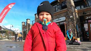 15 Year Old Skiing 3700ft Gondola Laps [upl. by Tterb]