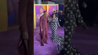 Colman Domingo and Fantasia Barrinos Heartwarming Reunion at The Color Purple Premiere [upl. by Arehahs525]