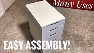 Ikea Alex Drawer Assembly [upl. by Nnyltiak79]