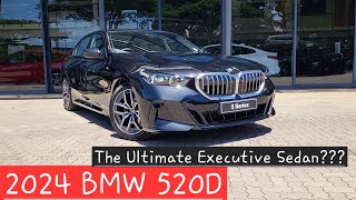 2024 BMW 520D G60 Review  Features  0100 incl  Cost of Ownership [upl. by Aihsenad]