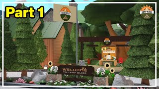 Summer Camp Speedbuild Part 1  Bloxburg [upl. by Nuahsel]