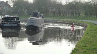 Uboat on Leeds to Liverpool Canal [upl. by Dalenna]