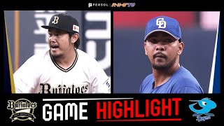 2024年6月1日 オリックス対中日 試合ハイライト [upl. by Bern]