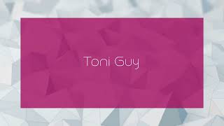 Toni Guy  appearance [upl. by Siravat]