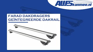 Farad dakdragers voor auto met geïntegreerde dakrails [upl. by Bellew]