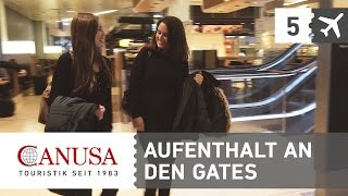 CANUSA erklärt Aufenthalt am Flughafen nach dem SecurityCheck  CANUSA [upl. by Ytsihc31]