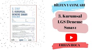 BİLFEN Yayınları Türkiye Geneli 3 Kurumsal LGS Deneme Sınavı [upl. by Ahsiryt]