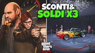 SCONTI E SOLDI TRIPLI SU GTA ONLINE AGGIORNAMENTO SETTIMANALE [upl. by Olivette223]