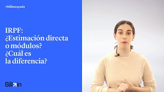 ¿Estimación directa o módulos ¿Cuál es la diferencia  Billin [upl. by Legnaleugim]