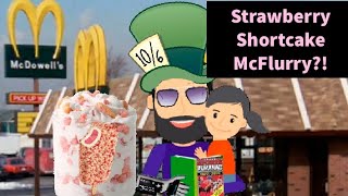 McDonalds Strawberry Shortcake McFlurry Review  The Pop Daddy [upl. by Treva]