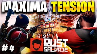 MAXIMA TENSIÓN en la PETROLERA RUST SALVAJE 4  RUST  Gameplay español [upl. by Neitsirhc]