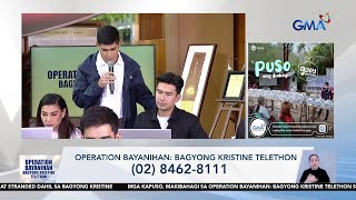 Christian Bautista nakiisa sa GMA Operation Bayanihan Bagyong Kristine Telethon [upl. by Dnomzed243]