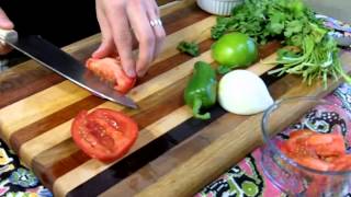 Fresh PICO DE GALLO Salsa Recipe EASYONLY 5 INGREDIENTS [upl. by Aivizt]