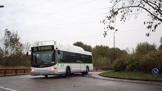 Heuliez GX 317 GNV n°499  ligne 30 Trentmoult  Îles de Loire  Réseau TAN  Nantes [upl. by Adelind746]